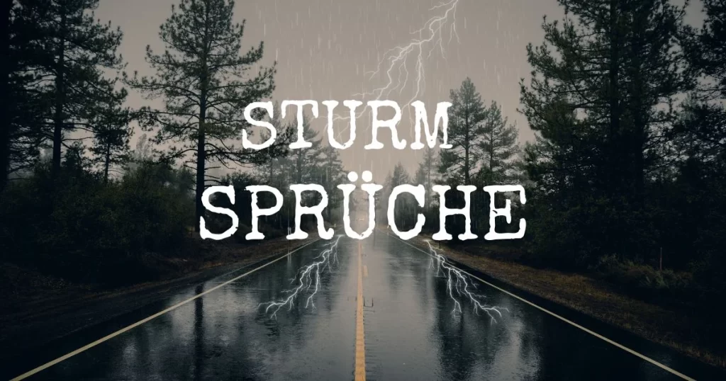 Sturm Sprüche: Witzige und Tiefsinnige für stürmische Zeiten